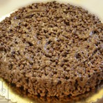 Torta di riso soffiato e mars ricoperta di PDZ